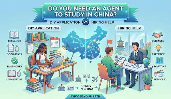 Do you need an agent to study in China?