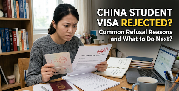 China student visa rejected? Common refusal reasons and what to do next