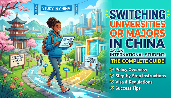 Switching Universities or Majors in China as an International Student
