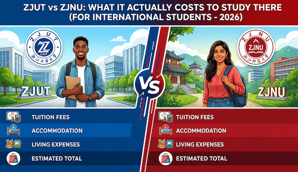 ZJUT vs ZJNU: What It Actually Costs to Study There for international students (2026)